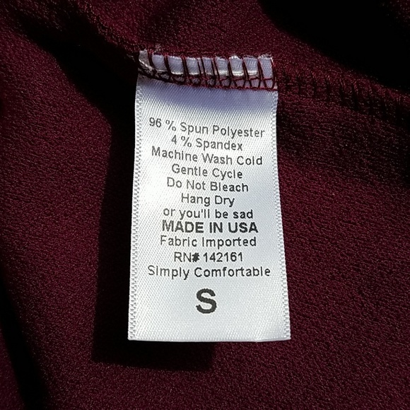 Lularoe Navy/maroon Cassie - Picture 3 of 3